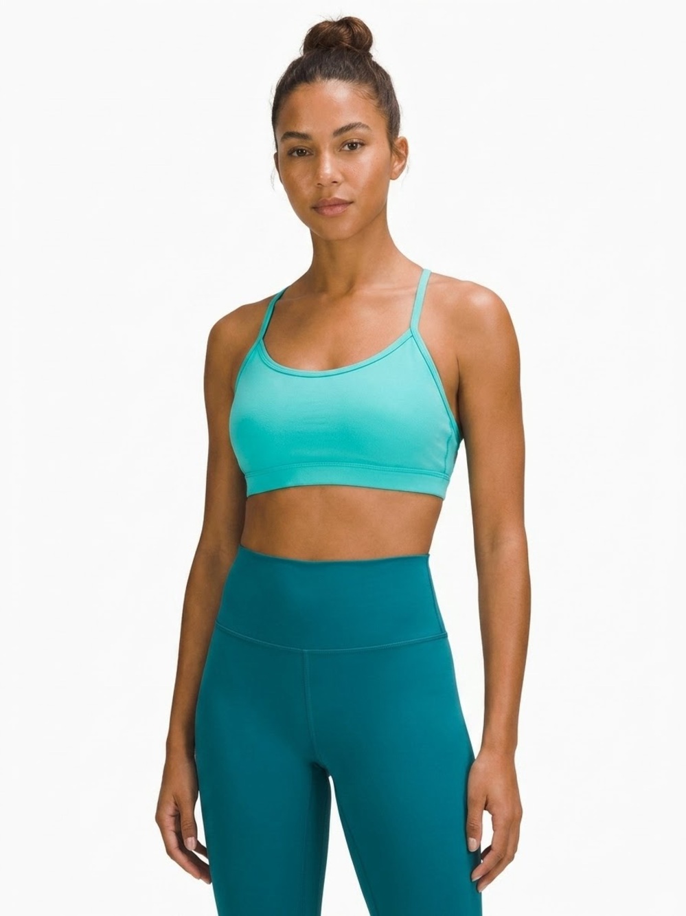 LULULEMON | TEAL RACERBACK SPORTS BRA